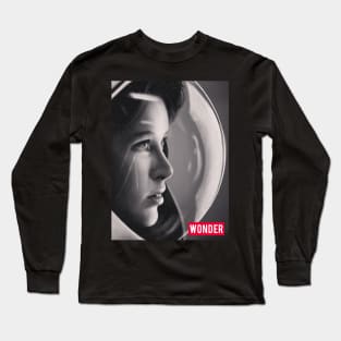 Space Girl Longing for the Unknown (WONDER) Long Sleeve T-Shirt